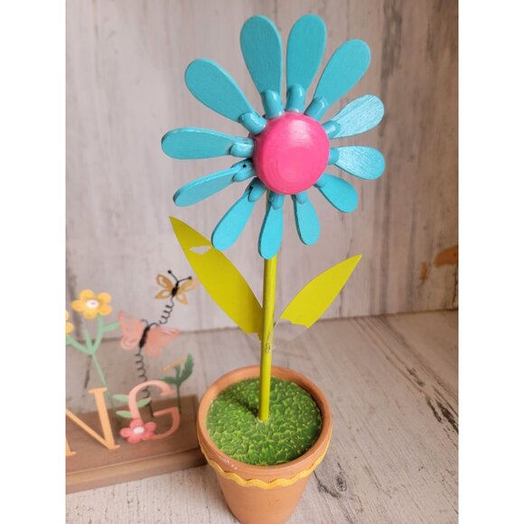 Hello spring sign flower home decor figure butterfly unique set - Picture 7 of 10